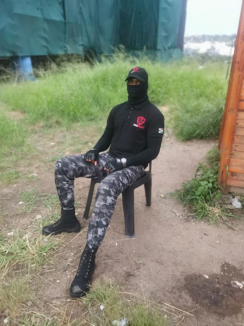 Lwazi Security branded patrol officer
